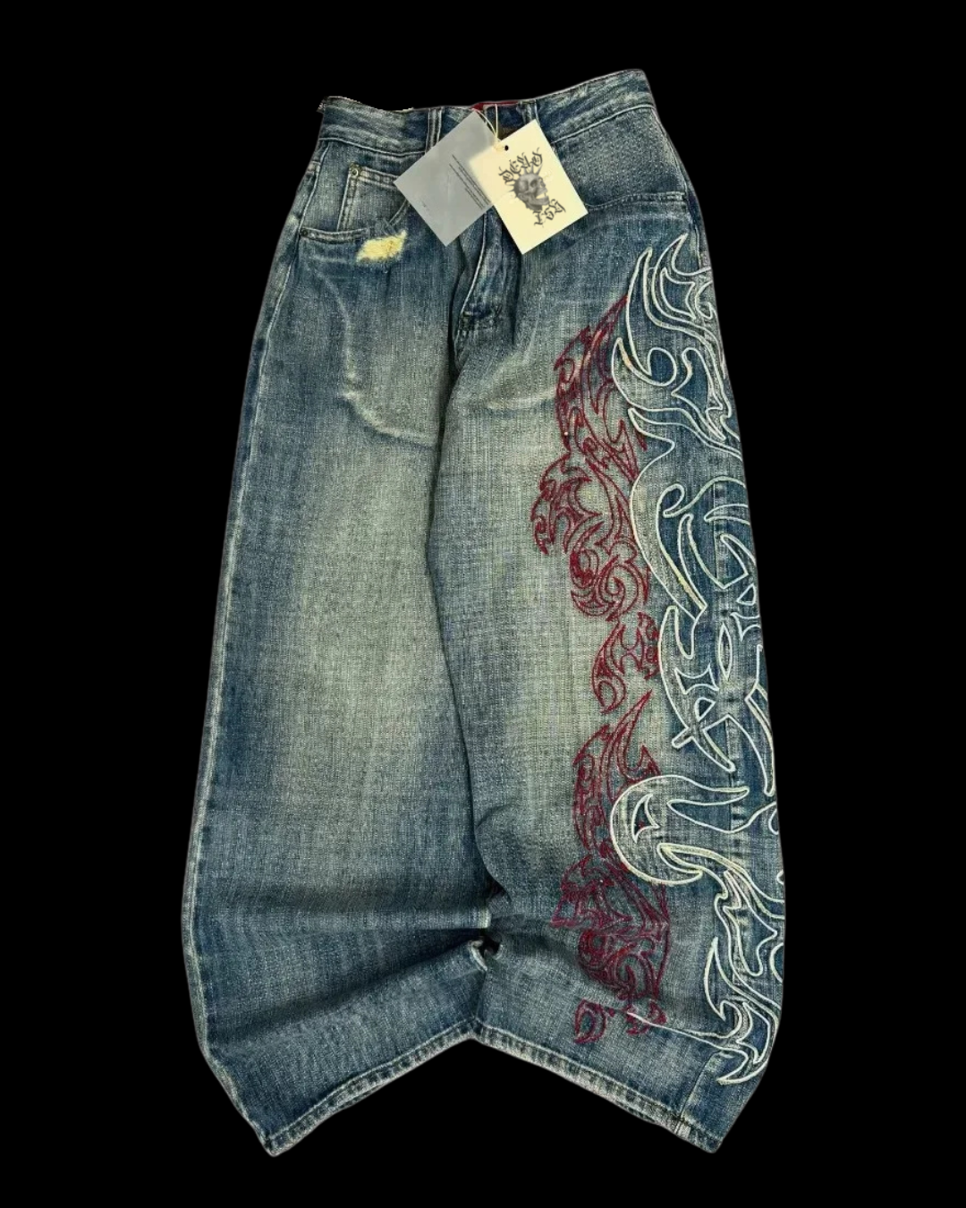 'ETCHED' JEANS